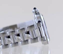 Thumbnail von Cartier Pasha Date Automatic Stahl Klassiker Luxusuhr Stick dial 38mm Stahlband