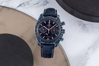 Thumbnail von Omega Speedmaster Moonphase Moonwatch Blue Side of the Moon 304.93.44.52.03.002