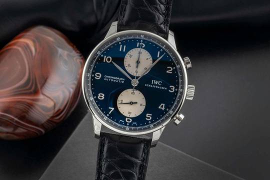  IWC Portugieser Chronograph Stahl Automatik Herrenuhr Ref. IW371404 