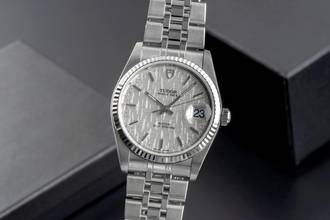 Thumbnail von Tudor Prince Date Edelstahl/Weissgold Automatik Herrenuhr Medium Ref. 74034 B&P