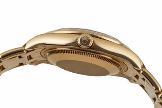 Thumbnail von Rolex Datejust 18k Gold Automatik Damenuhr Ref. 81208 Papiere 2005