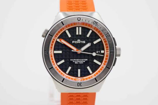 Fortis Marinemaster M-44 Amber Orange Chronometer Fullset
