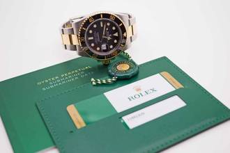 Thumbnail von Rolex Submariner Date 116613LN ungetragenes Fullsez