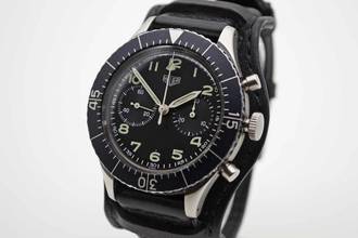 Thumbnail von Heuer Bundeswehr Flyback Chronograph 1550SG