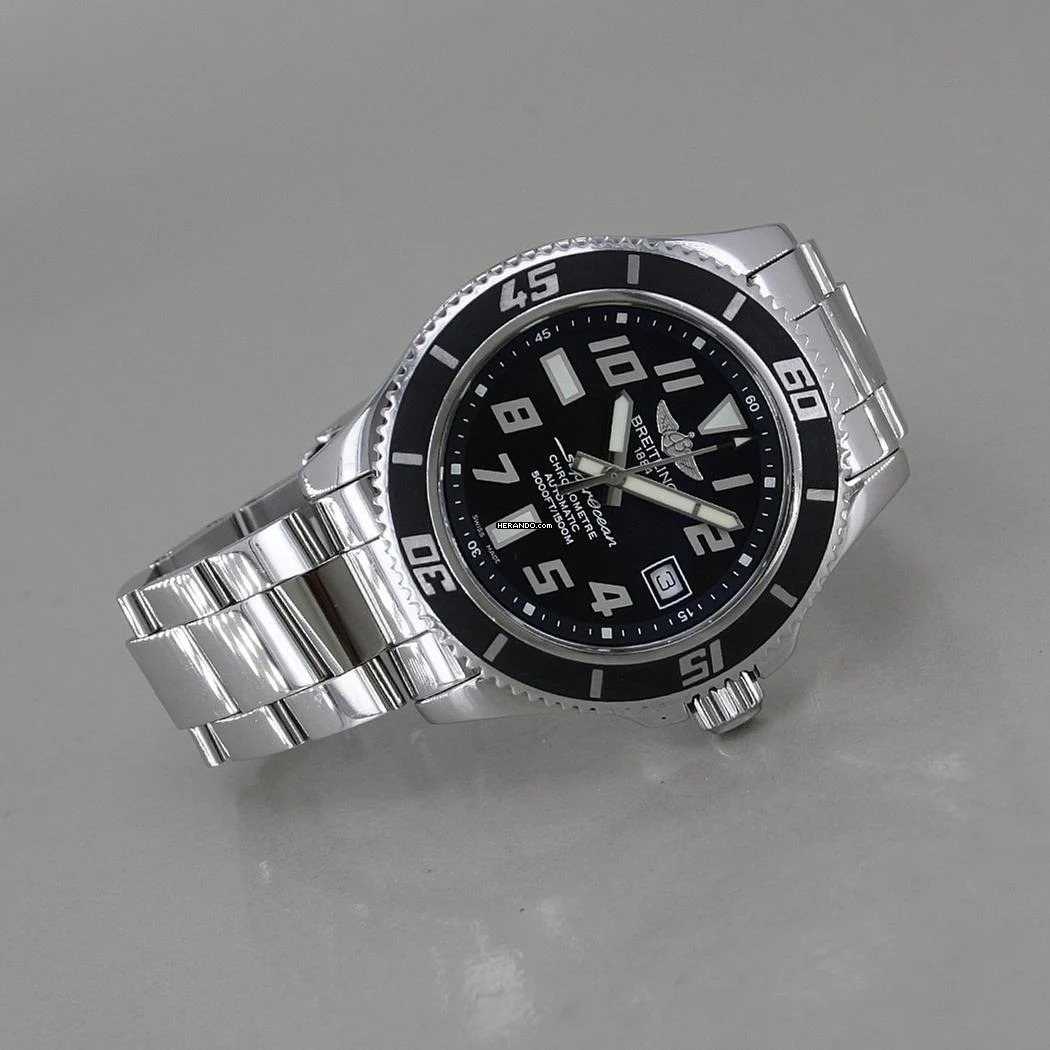  Breitling Superocean 42 Automatik Chronometer Full Set Top Zustand 