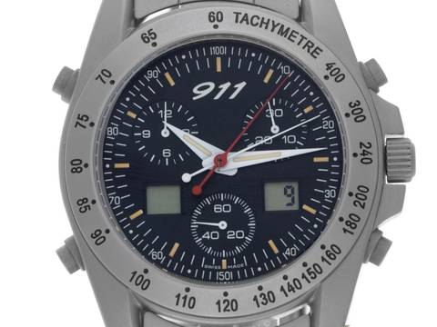 Porsche Design 911 Ref.1106.41 2005 Full Set original unpoliert 911 Quarz Chronograph 