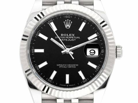  Rolex Datejust 41 Ref.126334 2024 Full Set Ungetragen Datejust Stahl 18kt Weißgold 