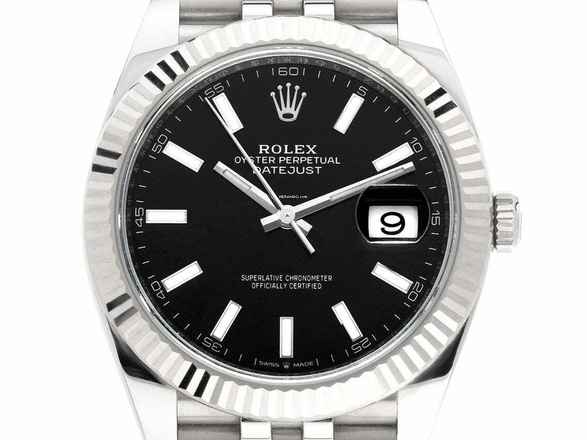  Rolex Datejust 41 Ref.126334 2024 Full Set Ungetragen Datejust Stahl 18kt Weißgold 