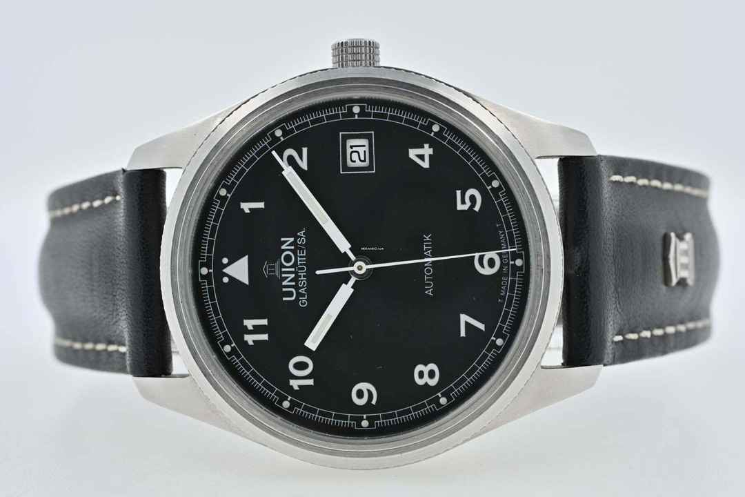  Union Glashütte Pilots Fliegeruhr 26-11-07-47-10 Tritium Vintage 