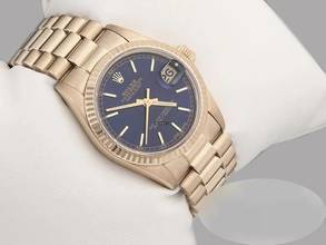 Thumbnail von Rolex Datejust 31 31mm Gelbgold 750 Automatik Rolex-service: 2025 18kt Yellow Gold Damen President-band Chronometer Oyster White Dial