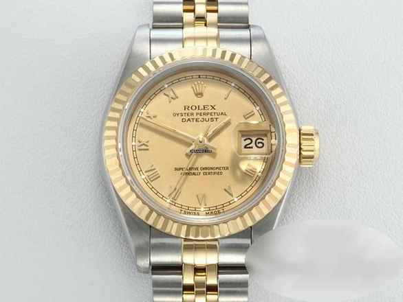  Rolex Lady-Datejust Edelstahl Gelbgold 750 Automatik Gold Stahl Damen 