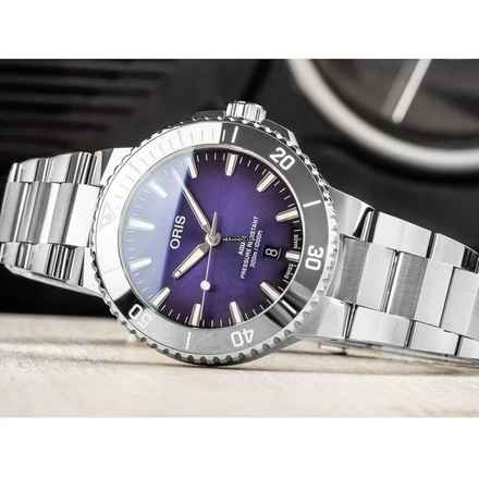  Oris Aquis Date Taste Of Summer 733 7789 4158-07 8 23 NEW FULL SET 