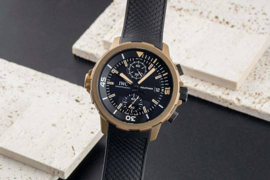  IWC Aquatimer Chronograph Expedition Charles Darwin Bronze Ref. IW379503 B&P 