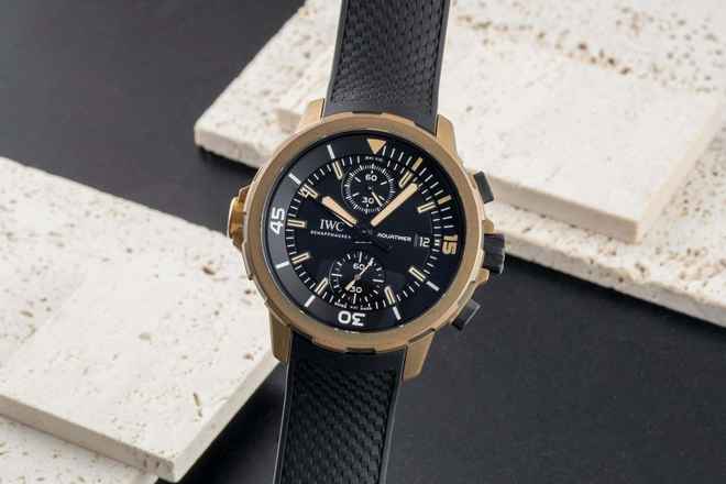  IWC Aquatimer Chronograph Expedition Charles Darwin Bronze Ref. IW379503 B&P 