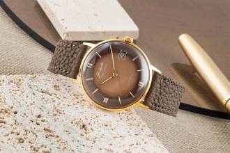 Thumbnail von Glashütte Original Spezimatic Messing vergoldet Automatik vintage Klassiker