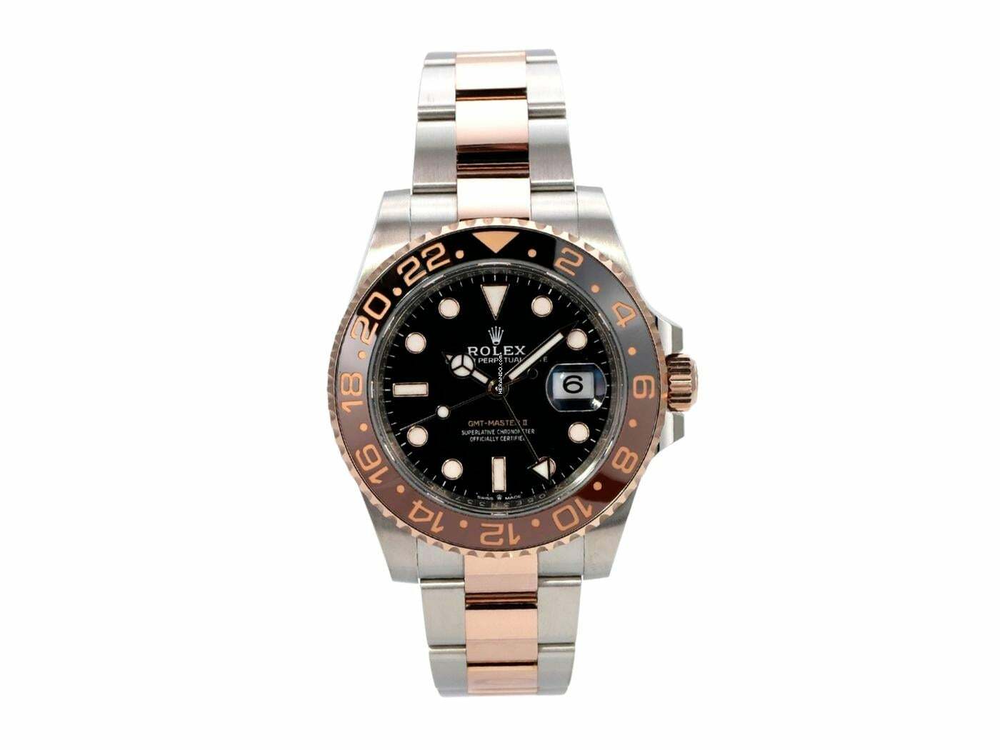  Rolex GMT-Master II Edelstahl / 18 kt Everose-Gold Ref. 126711CHNR 