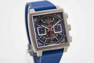 Thumbnail von TAG Heuer Monaco Chronograph Titan blau neues Fullset Mwst. ausweisbar