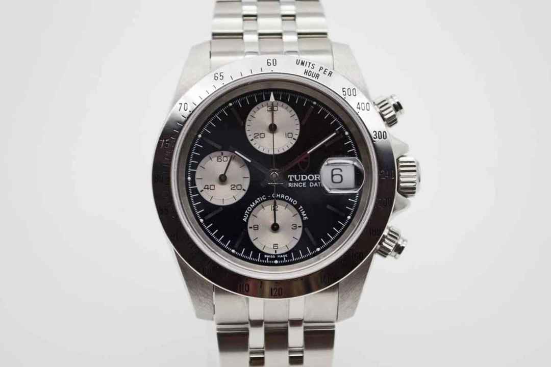  Tudor Prince Date Chronograph 79280 Newman Dial Box & Papiere 