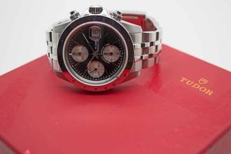 Thumbnail von Tudor Prince Date Chronograph 79280 Newman Dial Box & Papiere