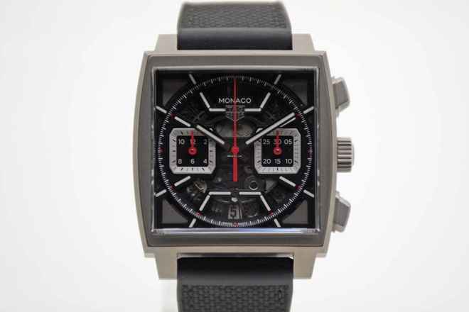  TAG Heuer Monaco Chronograph Titan schwarz neues Fullset Mwst. ausweisbar 