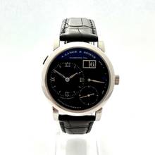 Thumbnail von A. Lange & Söhne Lange 1 Platin Black Dial Darth / Service bei A. Lange & Söhne