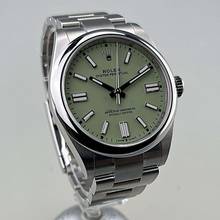 Thumbnail von Rolex Oyster Perpetual 41 Pistachio 02/2026 Ref. 134300 neu/ungetragen Full Set deutsche Auslieferung (LC100) Rolex Price-Hangtag