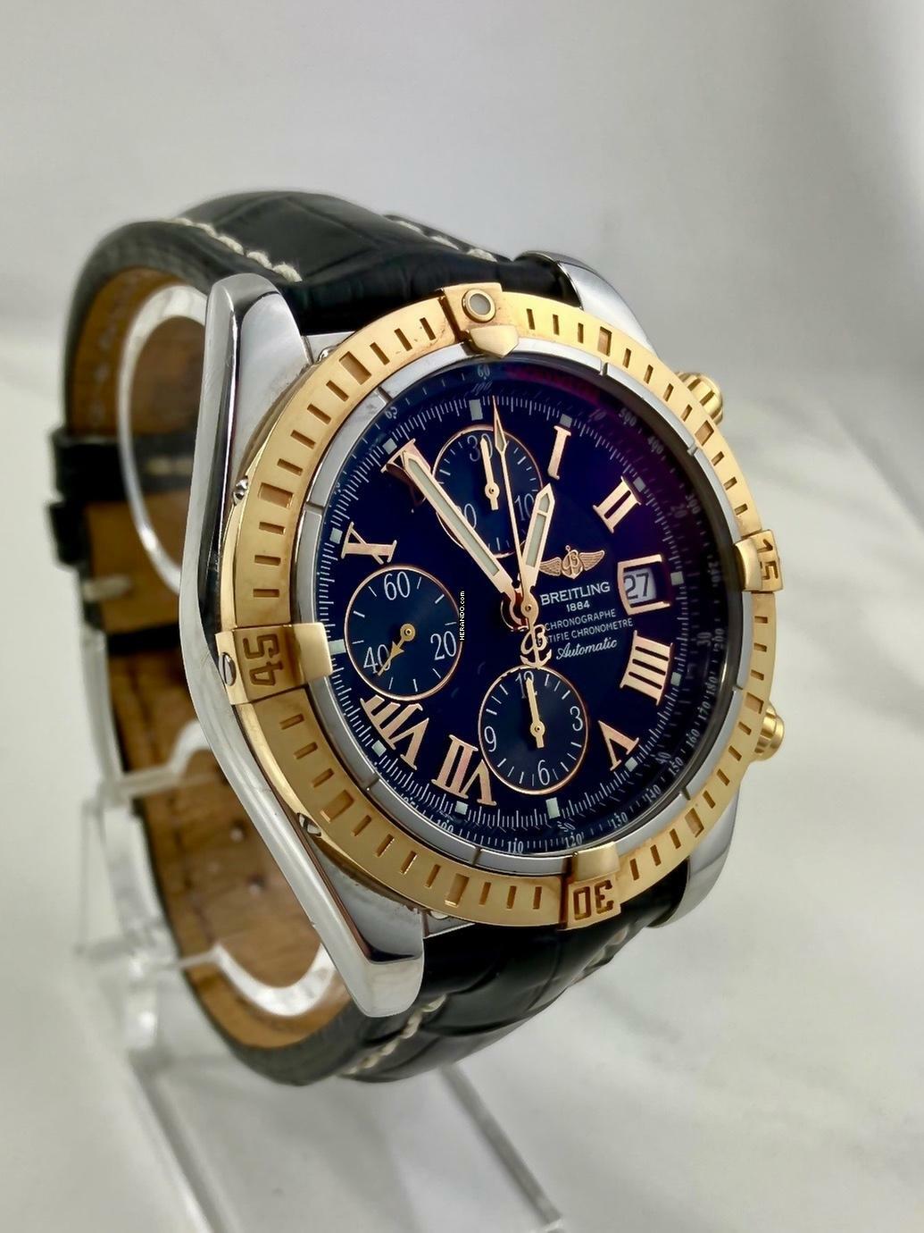 Thumbnail von Breitling Chronomat Evolution Gold Bezel / Box+Papiere