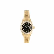 Thumbnail von Rolex Lady-Datejust Damenuhr Lady Datejust 69138 mit Diamantzifferblatt und Brillantlünette Automatik aus 750 Gelbgold Fullset