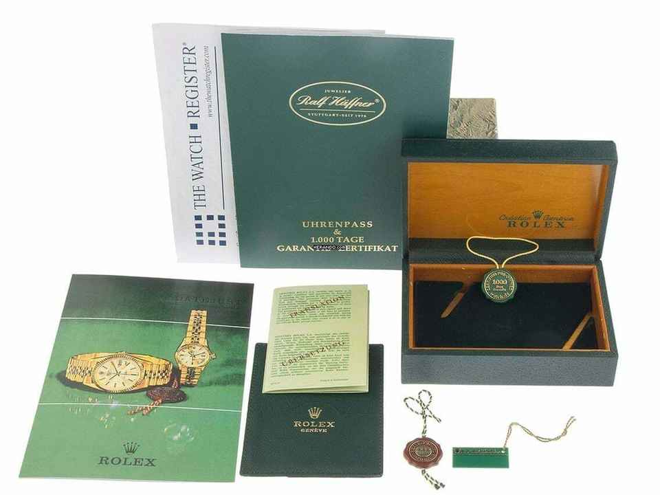  Rolex Oysterdate Precision Ref.6694 1975 Box&Beschreibung sehr gut Vintage Oysterdate Precision open 6/9 
