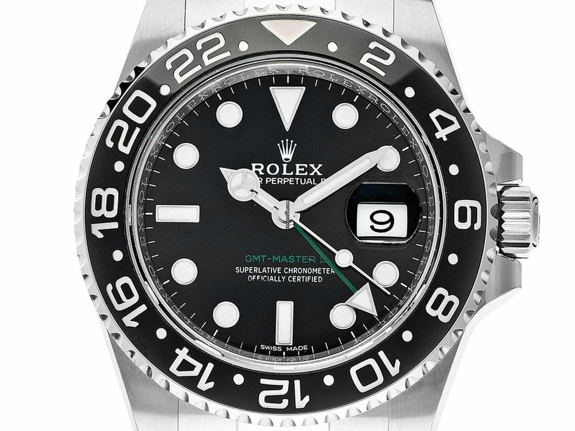  Rolex GMT-Master II Ref.116710LN 2019 LC 100 Full Set wie Neu Vintage GMT Master II 