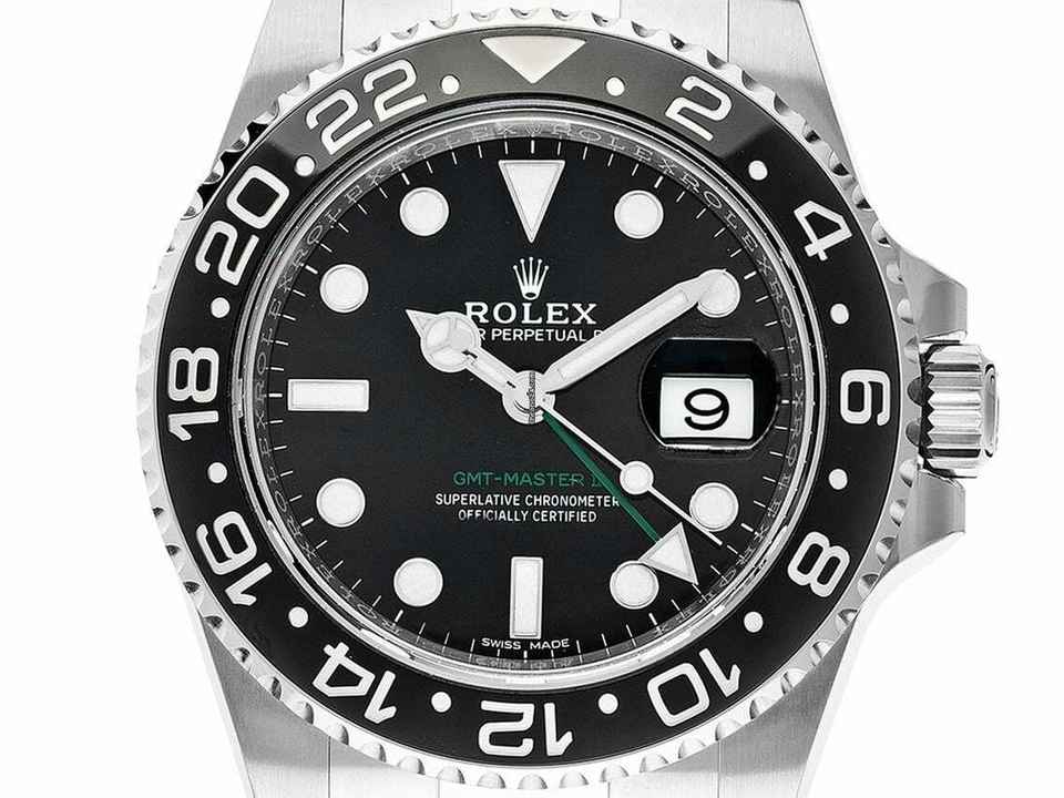  Rolex GMT-Master II Ref.116710LN 2019 LC 100 Full Set wie Neu Vintage GMT Master II 