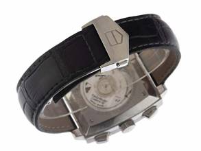 Thumbnail von TAG Heuer Monaco Calibre 12 Ref.CAW2111.FC06183 2012 Full Set wie Neu Vintage Monaco Krokoleder Faltschließe