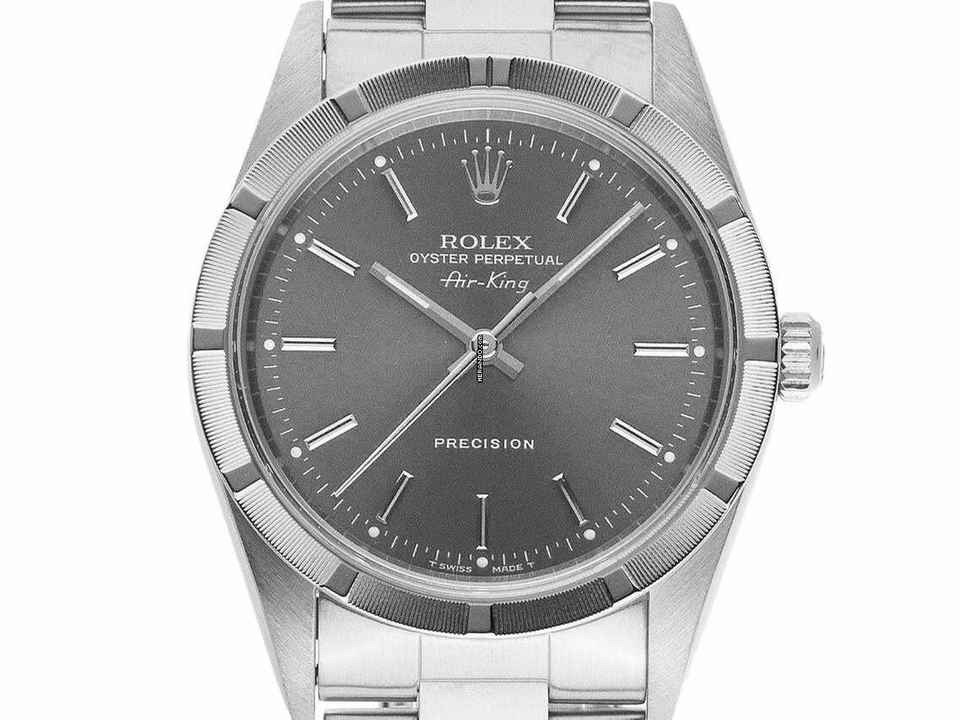  Rolex Air King Precision Ref.14010 1995 Box sehr gut Vintage Air King Precision Stahl 