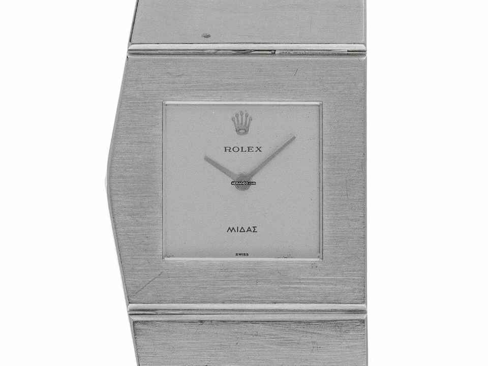  Rolex King Midas Ref.9630 1967 Box&Beschreibung original Zustand Vintage King Midas 18kt Weißgold 189g 