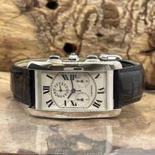 Thumbnail von Cartier Tank Américaine Tank Americaine Chronograph - FULLSET 2002 - Ref. W2603356