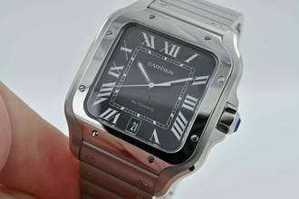 Thumbnail von Cartier Santos de Cartier Large Black Dial WSSA0096