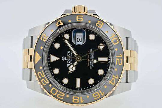  Rolex GMT-Master II 126713GRNR Steel Gold Grey Black 
