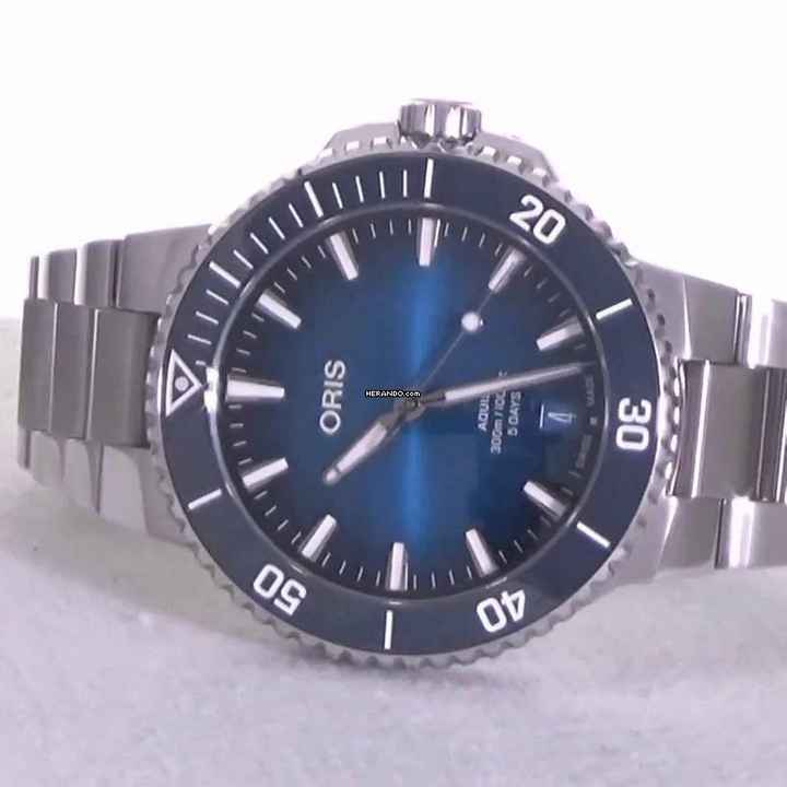  Oris Aquis Date 400 7790 4135-07 8 23 Aquis Date Calibre 01 02peb NEW FULL SET 