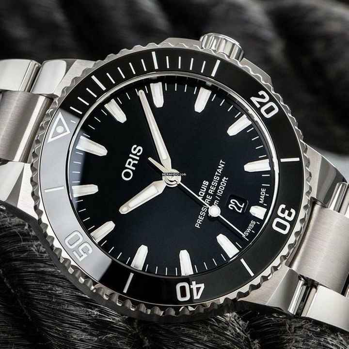  Oris Aquis Date NEW FULL SET 