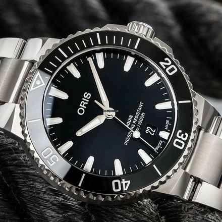  Oris Aquis Date NEW FULL SET 