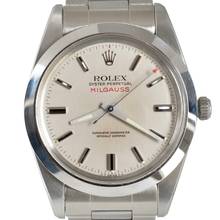 Thumbnail von Rolex Milgauss 1019 Silver tritium dial 1979 Full Set TOP Condition