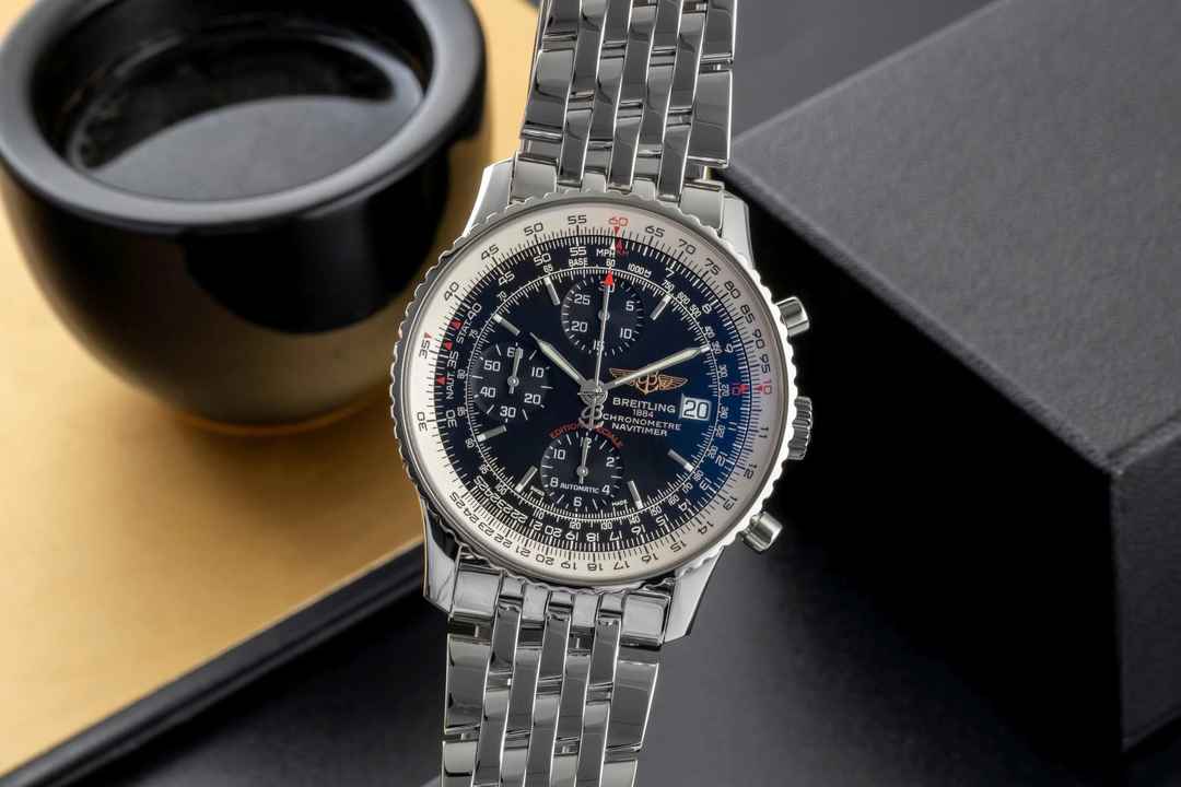  Breitling Navitimer Heritage Chronograph Automatik Stahl Ref. A1332412/BF27 Papiere 2020 