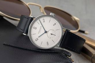 Thumbnail von NOMOS Tangente EXPO 2000 Stahl Handaufzug limited Box und Papiere 1998