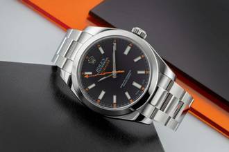 Thumbnail von Rolex Milgauss Black Dial Stahl Automatik Ref. 116400 V-Serie B&P 2009 LC 100