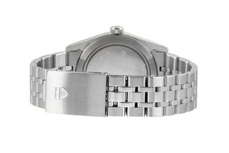 Thumbnail von Tudor Prince Date Day Black Dial Edelstahl Automatik Ref. 76200 Papiere