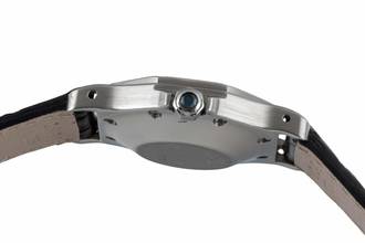 Thumbnail von Cartier Santos Ronde GM Octagon Automatik Edelstahl Herrenuhr Medium Ref. 2965