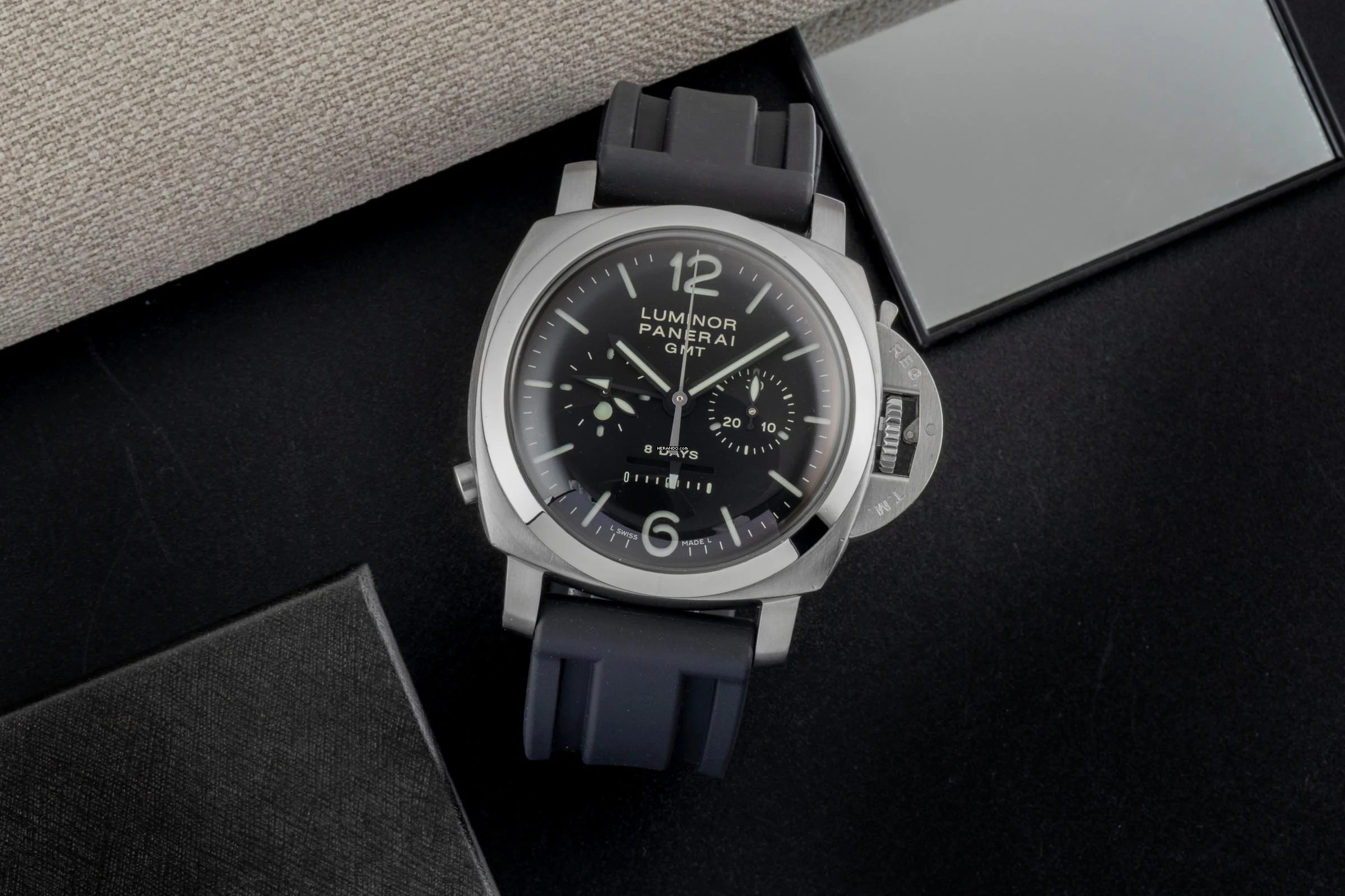  Panerai Luminor 1950 8 Days Chrono Monopulsante GMT Ref. PAM00275 