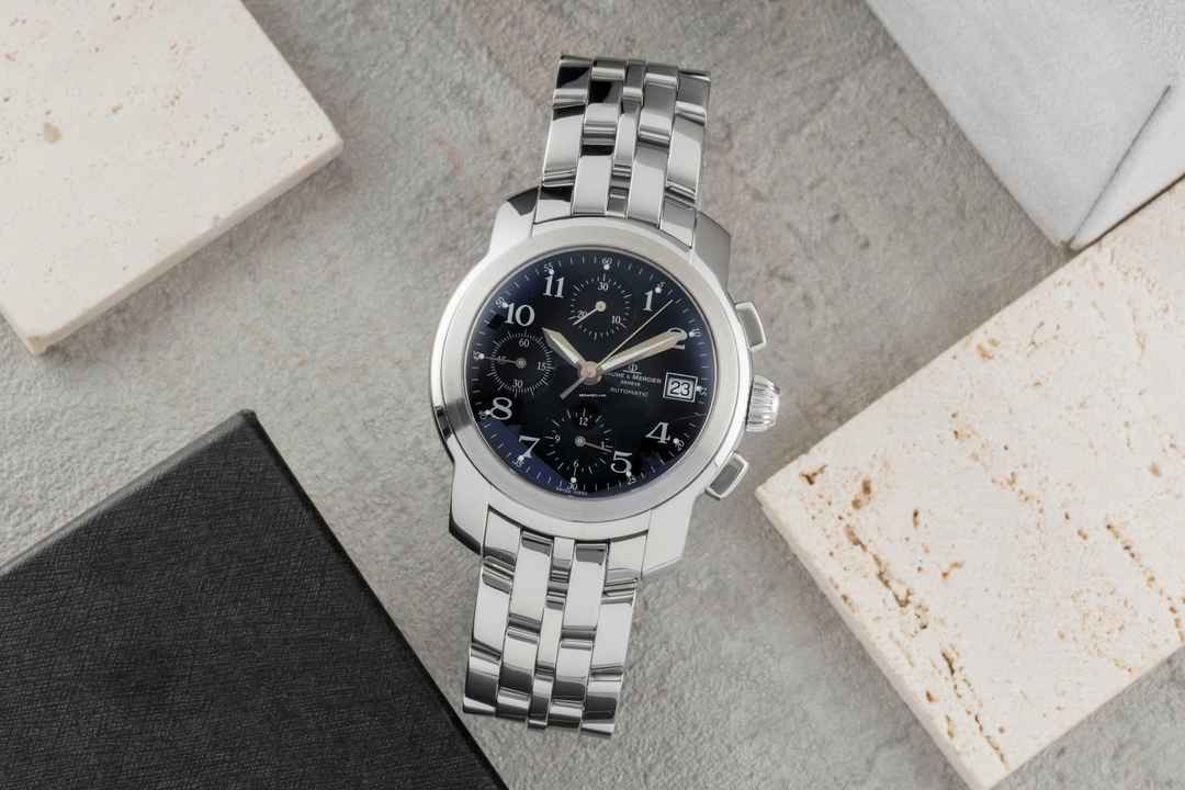  Baume & Mercier Capeland Chronograph Edelstahl Ref. MV045216 B&P 