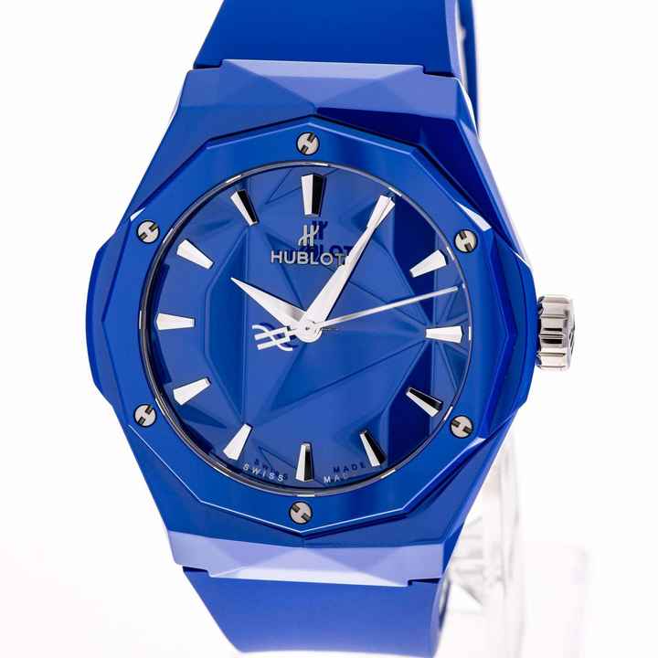  Hublot Classic Fusion Blue Orlinski Blue 40mm – 550.ES.5100.RX.ORL21 – NEW & Unworn – 2025 Full Set 