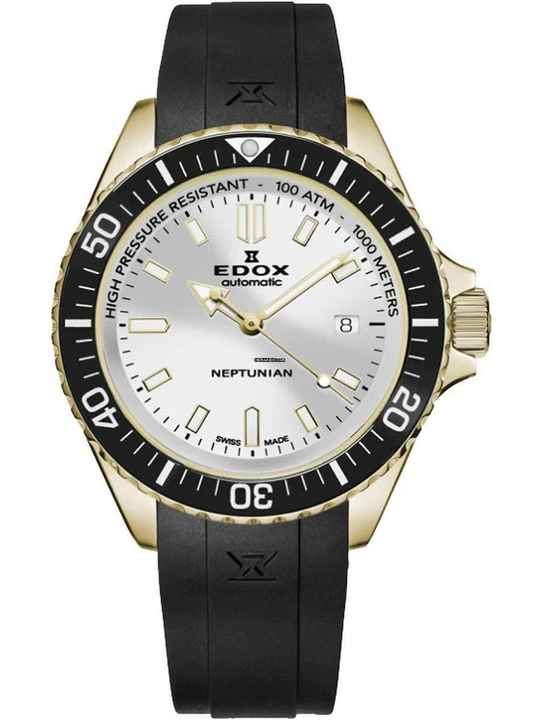  Edox 80120-37JCA-AID Neptunian Automatik Herrenuhr 44mm 100ATM 